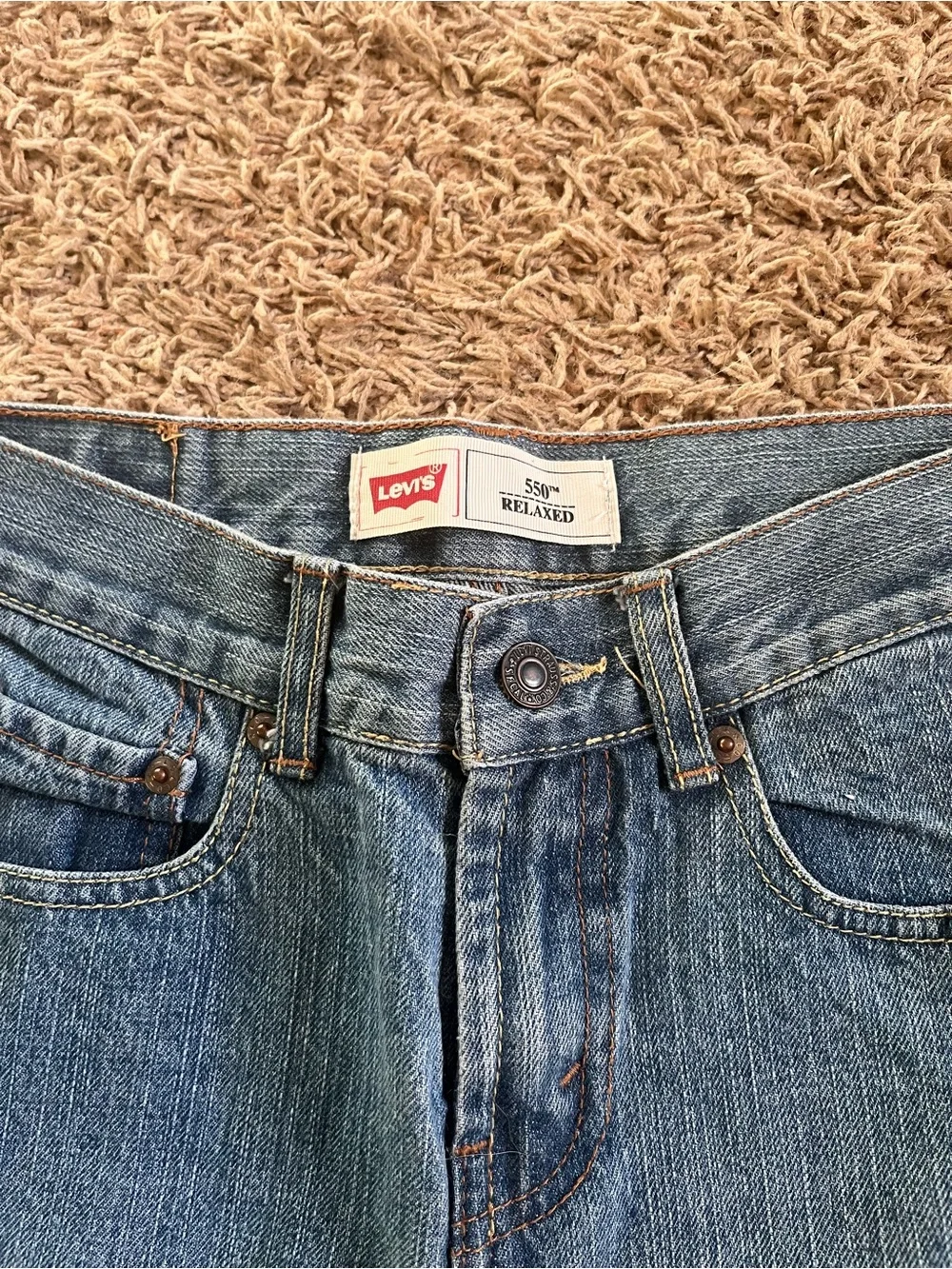 Levi's Blue Denim Kids Relaxed Jeans